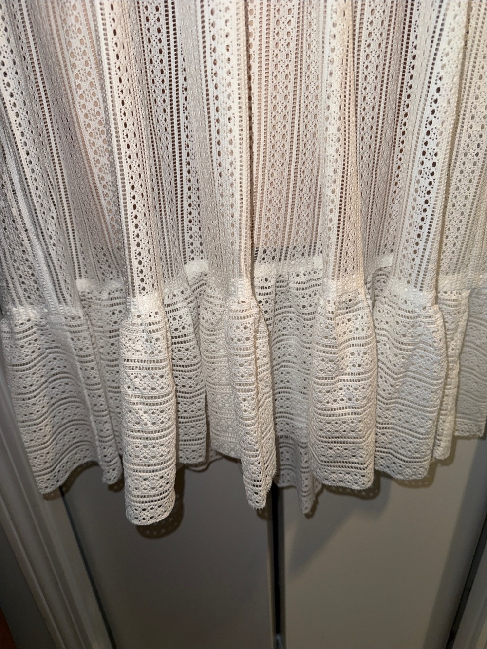 Endless Rose White Lace V-Neck Tiered Dress - Picture 4 of 6
